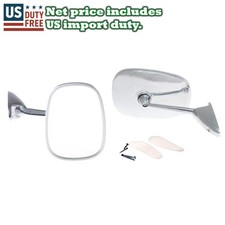 1951-1960 RENAULT FREGATE FLORIDE PAIR CHROME FENDER MIRRORS LEFT AND RIGHT NEW picture
