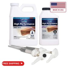 TotalBoat High Performance Clear Marine Epoxy Resin - 1.5 Quart Kit, Slow picture