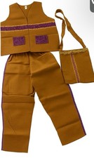 Traje Tradicional de San Lázaro – Conjunto 3 Piezas (Chaleco, Pantalón y Bolsa) picture