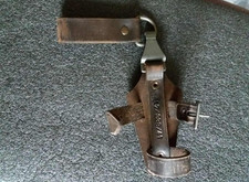 Rare WWII German Dagger Leather Hanger DRGM 5/25 Marked Vintage Suspension picture