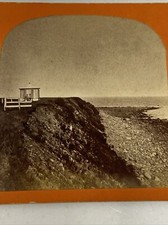 Late 1800's Stereoview Card Hampton Beach NH Hotel Boar's Head SH Dumas picture