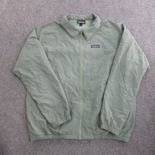 Patagonia Jacket Mens Large Green Windbreaker Full Zip Outdoor STY28153SP23 picture