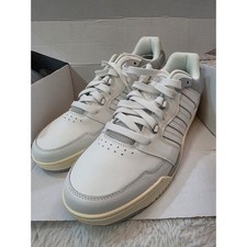 K-Swiss SI-18 Rival Heritage White Grey Flag Sneakers Mens 9 08531-182-M NEW picture