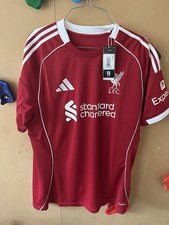 adidas Mens Jersey Size Large Liverpool FC Home 2025/26 Aeroready Slim JV6423 picture