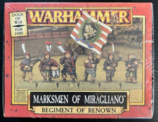 Warhammer Marksmen of Miragliano (1998) Dogs Of War Sealed NIB OOP Metal Rare picture