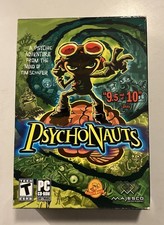 Vintage PC Game Psychonauts 4CD CIB Majesco  MISSING DISC 1 Not Complete picture