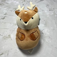 Pillowfort Brown Deer Mini Plush Squish 8” Stuffed Animal Toy NEW picture