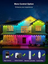 Angelhalo Permanent Outdoor Lights Pro, 62ft with 36 LED, IP67, Scene Modes picture