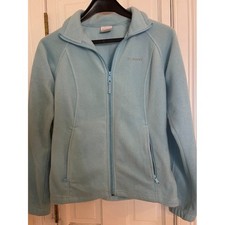 Columbia Benton Springs Full Zip Fleece Jacket Light Blue / Slim Fit (Medium) picture