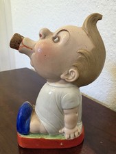 Vintage Schafer Vater German Porcelain Nipper Bottle Kiss Snookums 1920s picture