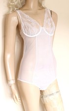 Verde Veronica Italian designer £79.68 white lace bodysuit body size L/38 bridal picture