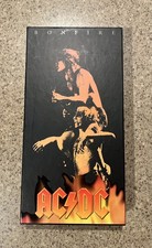 Bonfire by AC/DC (CD, 1997) Boxed Set Incl Poster, Guitar Pic, Tattoo, picture