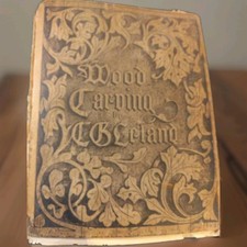 Antique 1909 A Manual of Wood Carving by Charles G. Leland Hardcover Illustrated picture