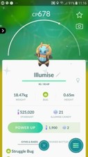 Shiny Illumise Pokemon Tr@de Go picture