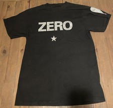 Vintage 90s Smashing Pumpkins Zero T Shirt Giant Tultex Tag Size L Black 1996 picture
