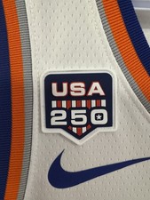 *PRESALE* USA 250 NBA patch PVC Silicone Rubber NBA Finals Knicks Spurs picture
