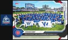 2026 Topps Now #713 Chicago Cubs Clinch Playoff Postseason Berth Presale picture
