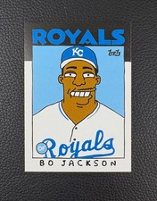 Bo Jackson 1986 Traded Rookie Art Card baseball card artwork Thick Card Stock picture