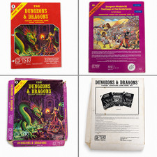 1981 TSR D&D Basic Set Moldvay Rulebook B2 Keep Borderlands Box Incomplete picture