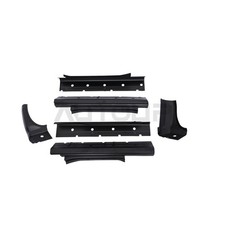 Pair of Slip-on Rocker Panel Cab Corners For Chevy GMC Crew Cab Pickup 2014-2018 picture