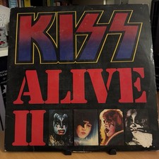 KISS Alive II 1977 Keel Pressing 2LP Gatefold Vinyl LP NBLP 7076-2  picture