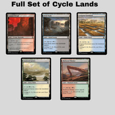 MTG Dual Lands - Set of 5 CYCLE / CYCLING Rare Typed Fetchable EDH picture