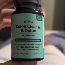 ColonBroom 15-Day Colon Cleanse & Detox Capsules, Psyllium Husk, Senna, 30 Ct picture