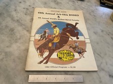 1982 Old Fort Days Rodeo Program 49th Ark-Okla Barrel Futurity Fort Smith AR picture