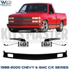 Front Bumper Lower Valance w/ Fog Light For 1988-2000 Chevy & GMC C/K Series picture