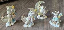Enesco Starlight Starbright Unicorn Collection Figurines Lot of FOUR 1995 Enesco picture
