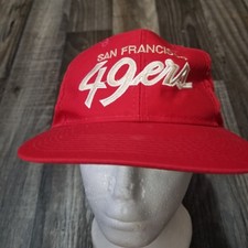 Vintage San Francisco 49ers Sports Specialties Script Snapback Football Hat picture