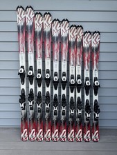 K2 AMP STRIKE SKIS w/ SALOMON LITHIUM 10 BINDINGS - GREAT CONDITION - ALL SIZES picture