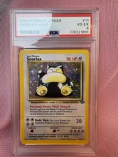 1999 Pokémon Jungle Snorlax 11/64 Holo Rare Unlimited - PSA 4 VG-EX picture