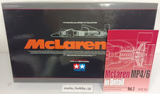w/Detail Book TAMIYA 1/12 McLaren Honda MP4/6 Model Kit  Ayrton Senna 89721 picture