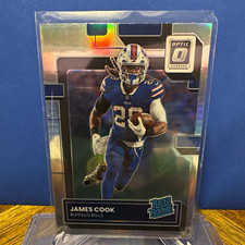 Panini 2022 Donruss Optic Rated Rookie James Cook #215 Holo Prizm Bills picture