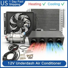 12V Underdash Heat&Cool Air Conditioner Universal Electric A/C Kit For Car Auto picture