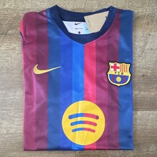 Nike FC Barcelona Dri-FIT Soccer Jersey Blue/Red Stripes | Size L picture