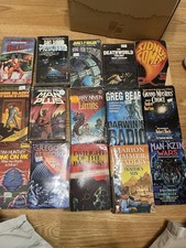 Lot of 15 Vintage Sci Fi Fantasy Space Alien Paperback Books Fantasy  See Pict picture