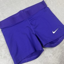 New Nike Power Compression Short Womens Medium Purple Running Athletic 835964 picture