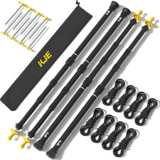 4 Pack Adjustable Heavy-Duty Tarp Poles, Camping Tent Poles Set with Ground Stak picture