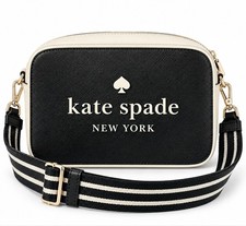 Kate Spade Black Cream Crossbody Bag picture