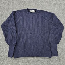 Vintage Whalerknits Men’s Sweater XL Pure Wool Variegated Knitted Fisherman picture