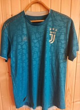 Adidas Juventus Third Authentic Shirt 2019 2020 Blue Sponsorless Mens Jersey L picture