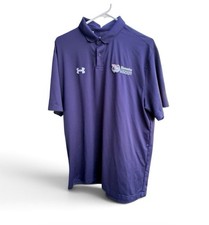 Brewster Academy hockey Polo Shirt UnderArmour Prep School Large Wolfeboro NH picture