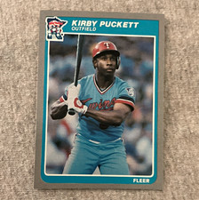 Fleer 1985 Kirby Puckett RC Minnesota Twins Baseball Card #286 Base Set picture