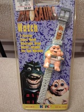 Vintage 1990's Disney DINOSAURS TV Show Baby Sinclair Watch NOS SEALED (1990) picture