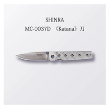 Mcusta SHINRA Katana MC-0037D VG-10 Damascus Folding Pocket Knife Seki Japan picture