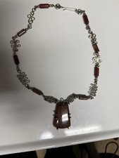 Fabulous Modernist Orville Chatt Hand Wrought OOAK Necklace & Pendant Must See picture