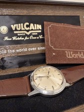 Vintage Vulcain 17J Swiss Manual Wind Date Watch Serviced w/ Box Guarantee picture