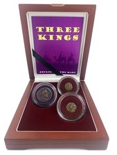 Set of 3 Coins - 3 Kings Collection Box Journey of Magi 🇳🇱 picture